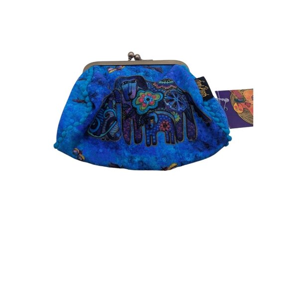 New Laurel Burch Canine Family Coin Purse or Dog Cosmetic Bag With Kiss Lock - Picture 13 of 13